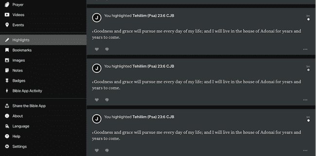 ChristianBytes.com - YouVersion Bible App showing verse highlighting duplication error