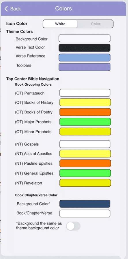 ChristianBytes.com - Blue Letter Bible App customizations on iOS.
